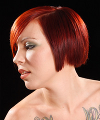 Alternative Short Straight Hairstyle - click to view hairstyle information
