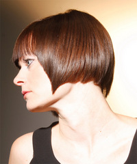 Formal Medium Straight Hairstyle - click to view hairstyle information
