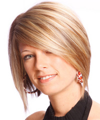 Formal Medium Straight Hairstyle - click to view hairstyle information