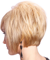 Formal Medium Straight Hairstyle - click to view hairstyle information