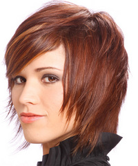 Alternative Medium Straight Hairstyle - click to view hairstyle information