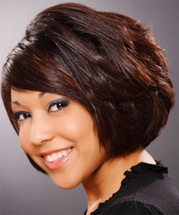 Formal Medium Straight Hairstyle - click to view hairstyle information