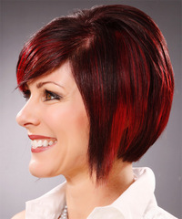 Alternative Medium Straight Hairstyle - click to view hairstyle information