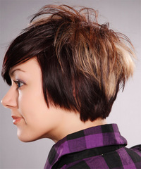 Alternative Medium Straight Hairstyle - click to view hairstyle information