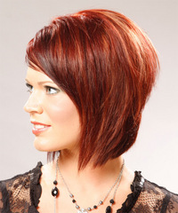 Casual Medium Straight Hairstyle - click to view hairstyle information