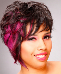Alternative Short Wavy Hairstyle - click to view hairstyle information