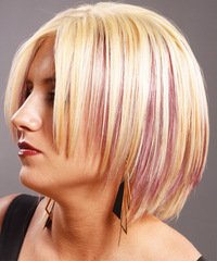 Alternative Medium Straight Hairstyle - click to view hairstyle information