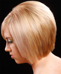Formal Medium Straight Hairstyle - click to view hairstyle information