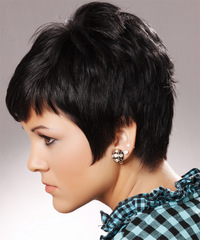 Casual Short Straight Hairstyle - click to view hairstyle information