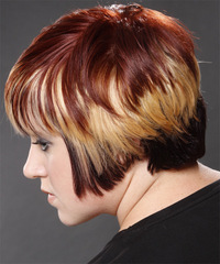 Alternative Short Straight Hairstyle - click to view hairstyle information