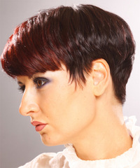 Formal Short Straight Hairstyle - click to view hairstyle information