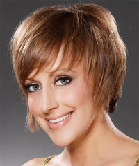 Casual Short Straight Hairstyle - click to view hairstyle information