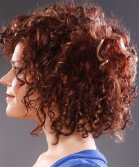 Casual Medium Curly Hairstyle - click to view hairstyle information