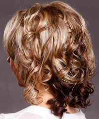 Formal Medium Curly Hairstyle - click to view hairstyle information
