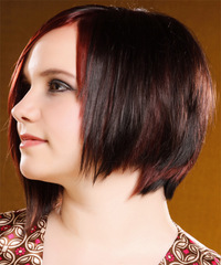 Alternative Medium Straight Hairstyle - click to view hairstyle information