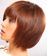 Formal Medium Straight Hairstyle - click to view hairstyle information