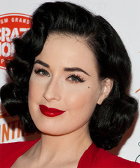 Dita Von Teese Hairstyle - click to view hairstyle information