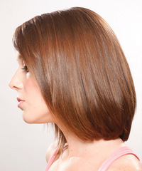 Formal Medium Straight Hairstyle - click to view hairstyle information