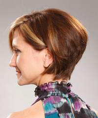 Formal Medium Straight Hairstyle - click to view hairstyle information