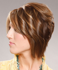 Formal Medium Wavy Hairstyle - click to view hairstyle information