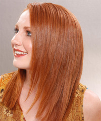 Formal Long Straight Hairstyle - click to view hairstyle information