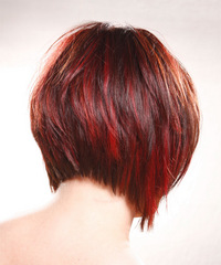 Formal Medium Straight Hairstyle - click to view hairstyle information
