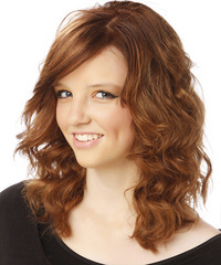 Casual Medium Wavy Hairstyle - click to view hairstyle information