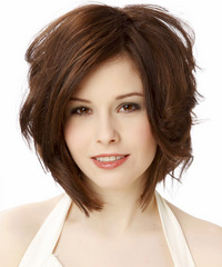 Casual Medium Wavy Hairstyle - click to view hairstyle information