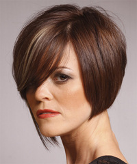 Formal Medium Straight Hairstyle - click to view hairstyle information