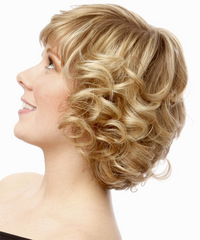Formal Short Curly Hairstyle - click to view hairstyle information