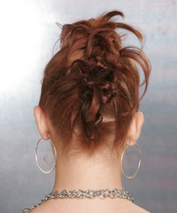 Formal Updo Long Straight Hairstyle - click to view hairstyle information