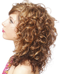 Formal Long Curly Hairstyle - click to view hairstyle information