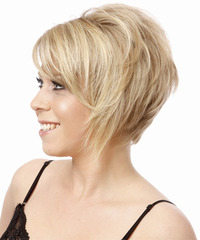 Formal Short Straight Hairstyle - click to view hairstyle information