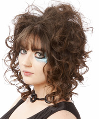 Casual Medium Curly Hairstyle - click to view hairstyle information