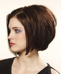 Casual Medium Straight Hairstyle - click to view hairstyle information