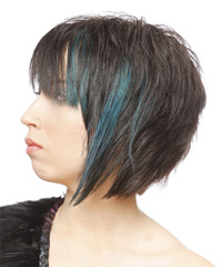 Alternative Short Straight Hairstyle - click to view hairstyle information