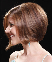 Casual Medium Straight Hairstyle - click to view hairstyle information