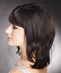 Formal Medium Straight Hairstyle - click to view hairstyle information