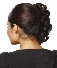 Formal Updo Long Curly Hairstyle - click to view hairstyle information