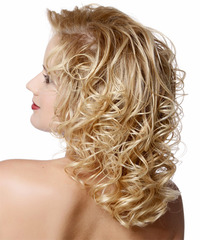 Formal Medium Curly Hairstyle - click to view hairstyle information