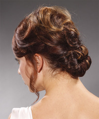 Formal Updo Long Curly Hairstyle - click to view hairstyle information