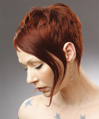 Alternative Short Straight Hairstyle - click to view hairstyle information
