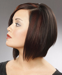 Formal Medium Straight Hairstyle - click to view hairstyle information