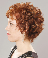 Formal Short Curly Hairstyle - click to view hairstyle information