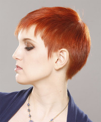 Casual Short Straight Hairstyle - click to view hairstyle information