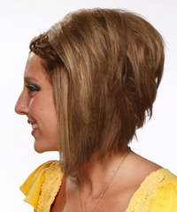 Casual Medium Straight Hairstyle - click to view hairstyle information