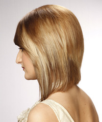 Formal Medium Straight Hairstyle - click to view hairstyle information