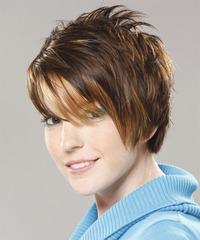 Casual Short Straight Hairstyle - click to view hairstyle information