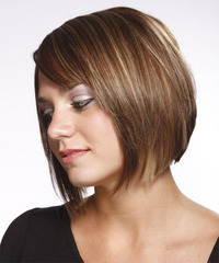 Casual Medium Straight Hairstyle - click to view hairstyle information