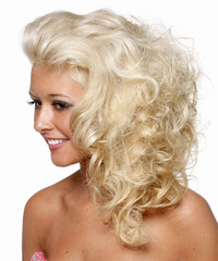 Formal Long Curly Hairstyle - click to view hairstyle information